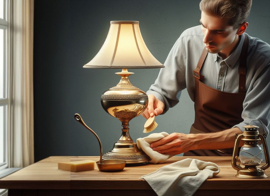 How to Clean a Brass Lamp