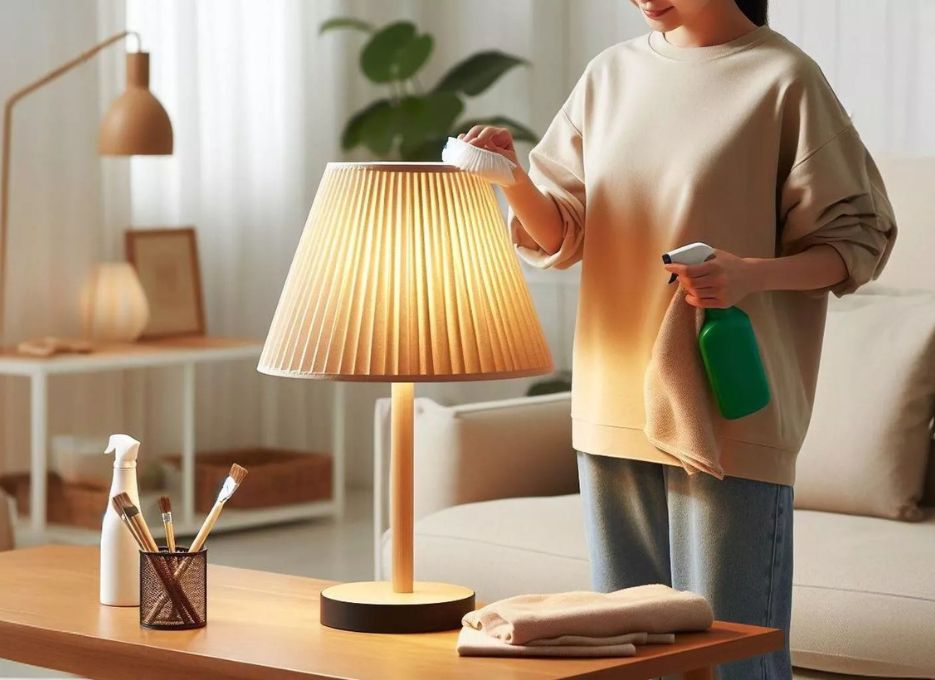 How to Clean a Pleated Lamp Shade