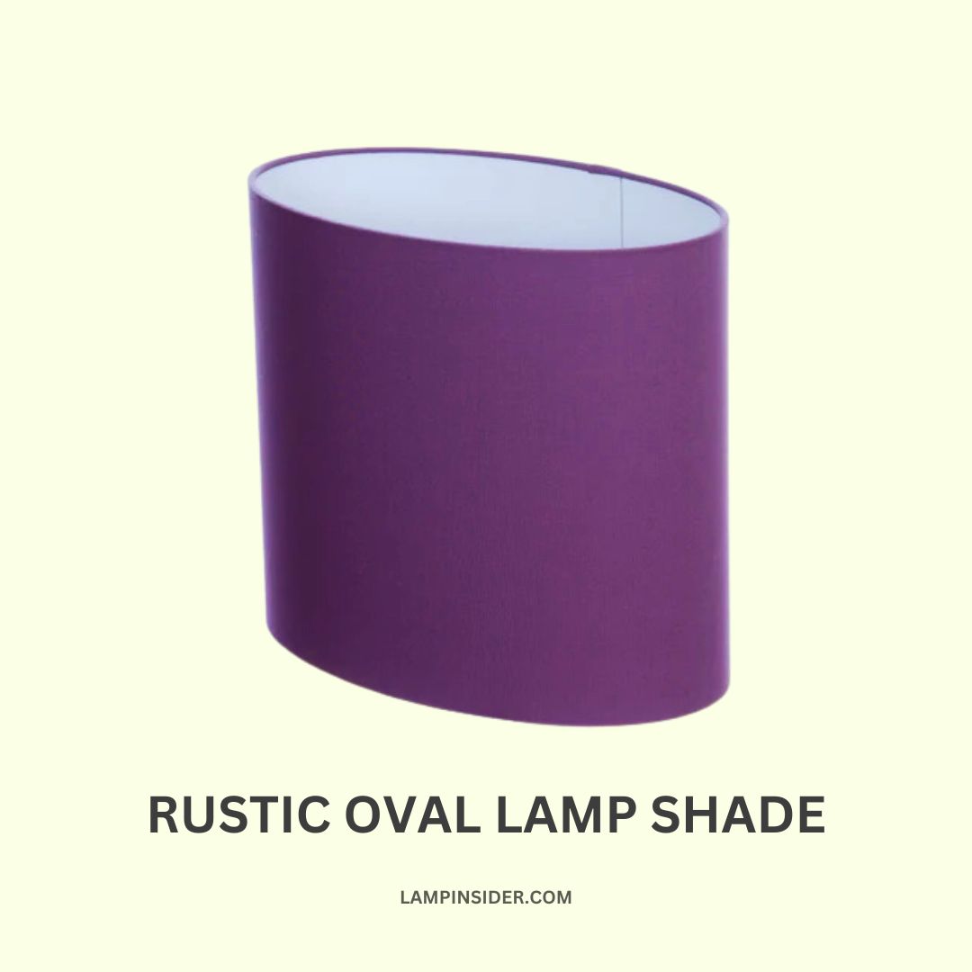 Rustic Oval Lamp Shade