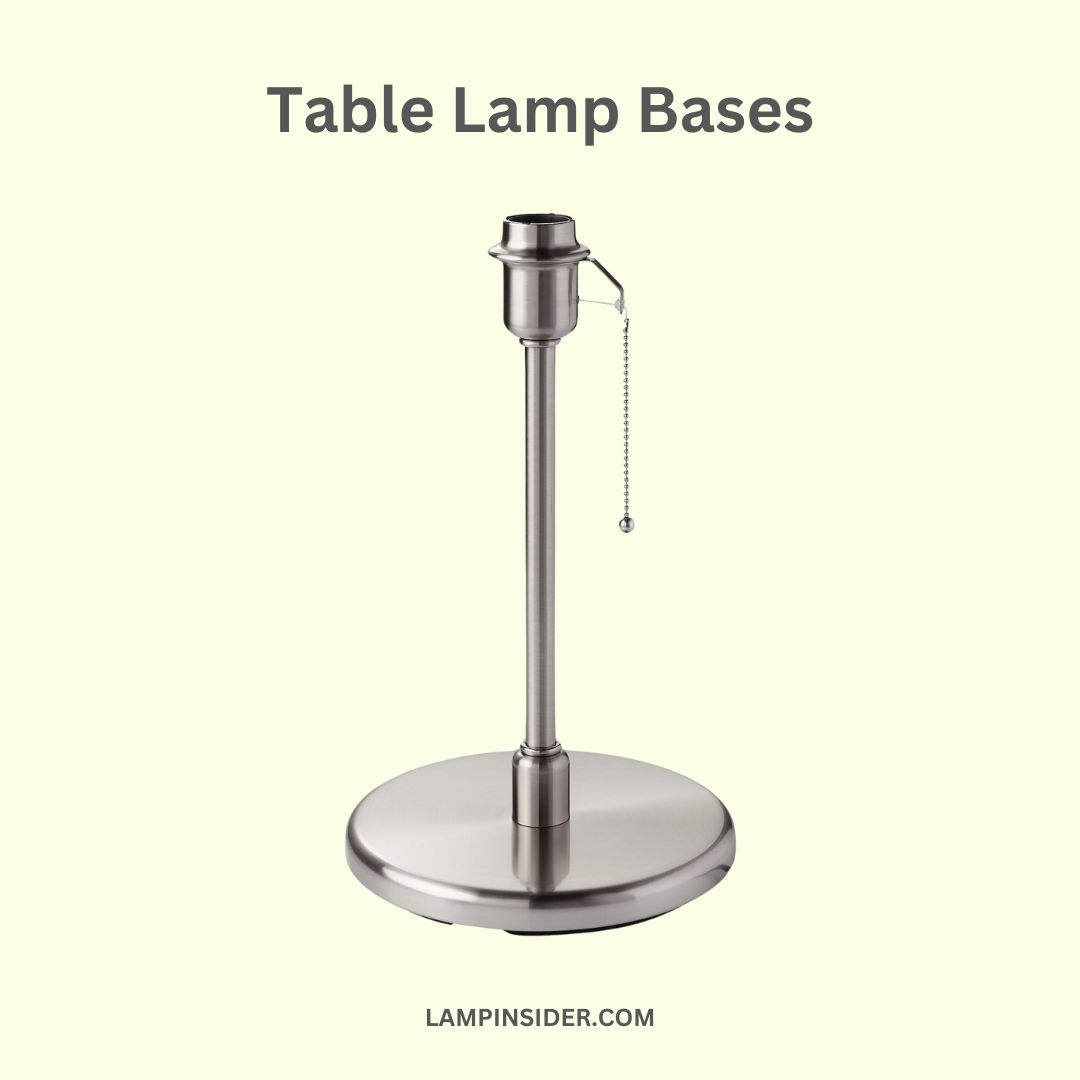 Table Lamp Bases