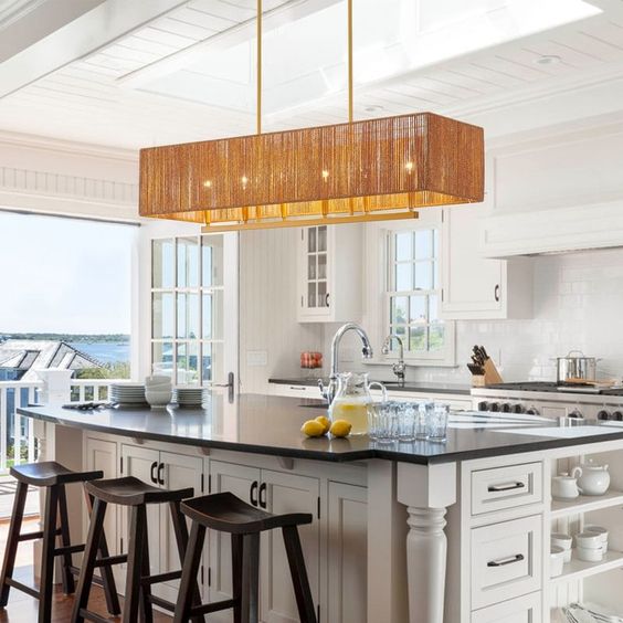 Nature-Inspired kitchen island light